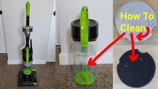 Bissell Powerforce Compact Turbo Vacuum – How To Remove, Clean, & Install Dirt Tank & Filter