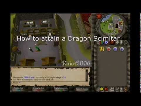 2006scape How To Get A Dragon Scimitar