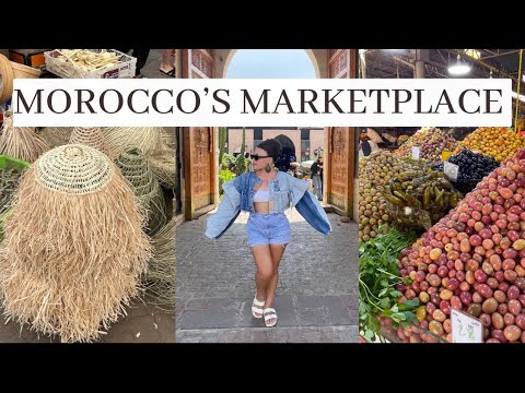 Moroccan Street Food Tour | Marketplace in Morocco | Agadir | Trying Different Food | Travel Vlog