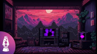 Relaxing Lofi Music with Pixel Art and Lava Lamps