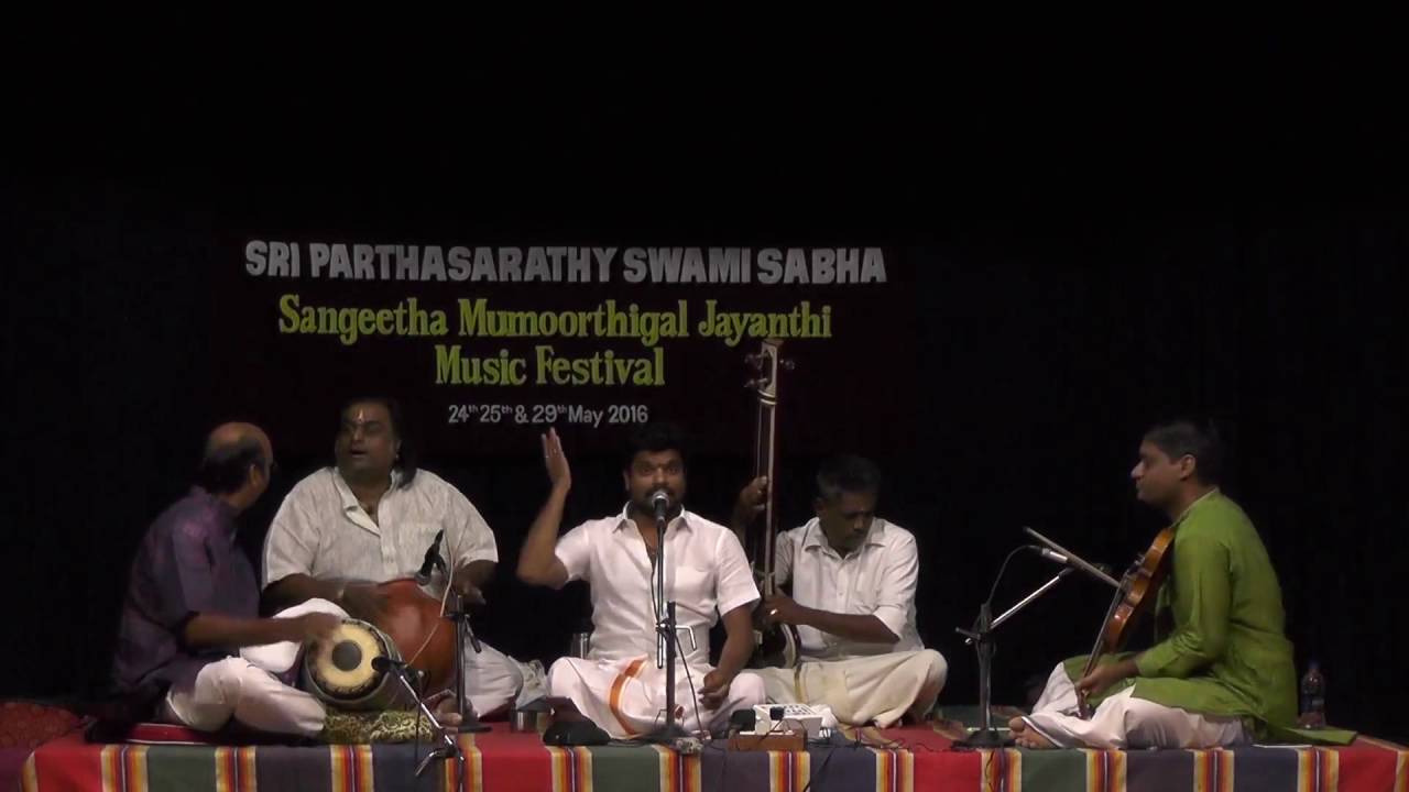Sangeetha Mummoorthigal Jayanthi Festival | Kunnakudy M.Balamuralikrishna | Web Streaming