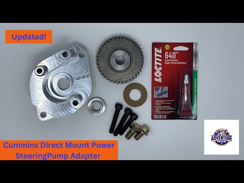 Updated! DIY Cummins swap - B Series Direct Mount Power Steering Pump Adapter