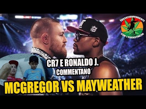 MCGREGOR VS MAYWEATHER commentata da CR7 e Ronaldo J. | #doppiaggicoatti