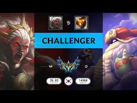Challenger Match: Over 10.000 LP - KR server Patch 26.03