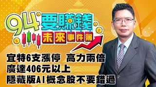 宜特6支漲停 高力兩倍 廣達406元以上