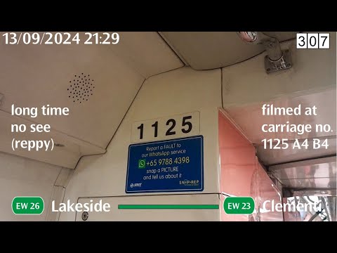 (Long Time No See Reppy) SMRT C151 125/126 --- [Lakeside  → Clementi]