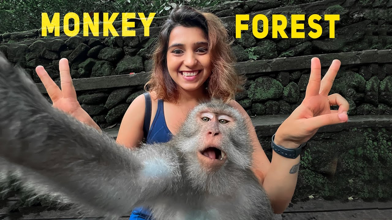 A duo delves into the exotic wonders of Ubud Monkey Forest.