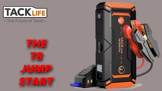 TACKLIFE T8 Pro 800A Peak 18000mAh Water-Resistant Car Jump Starter Review