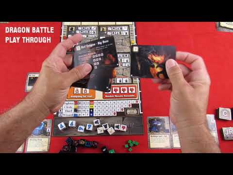 Dungeon Hack - Final Red Dragon battle 