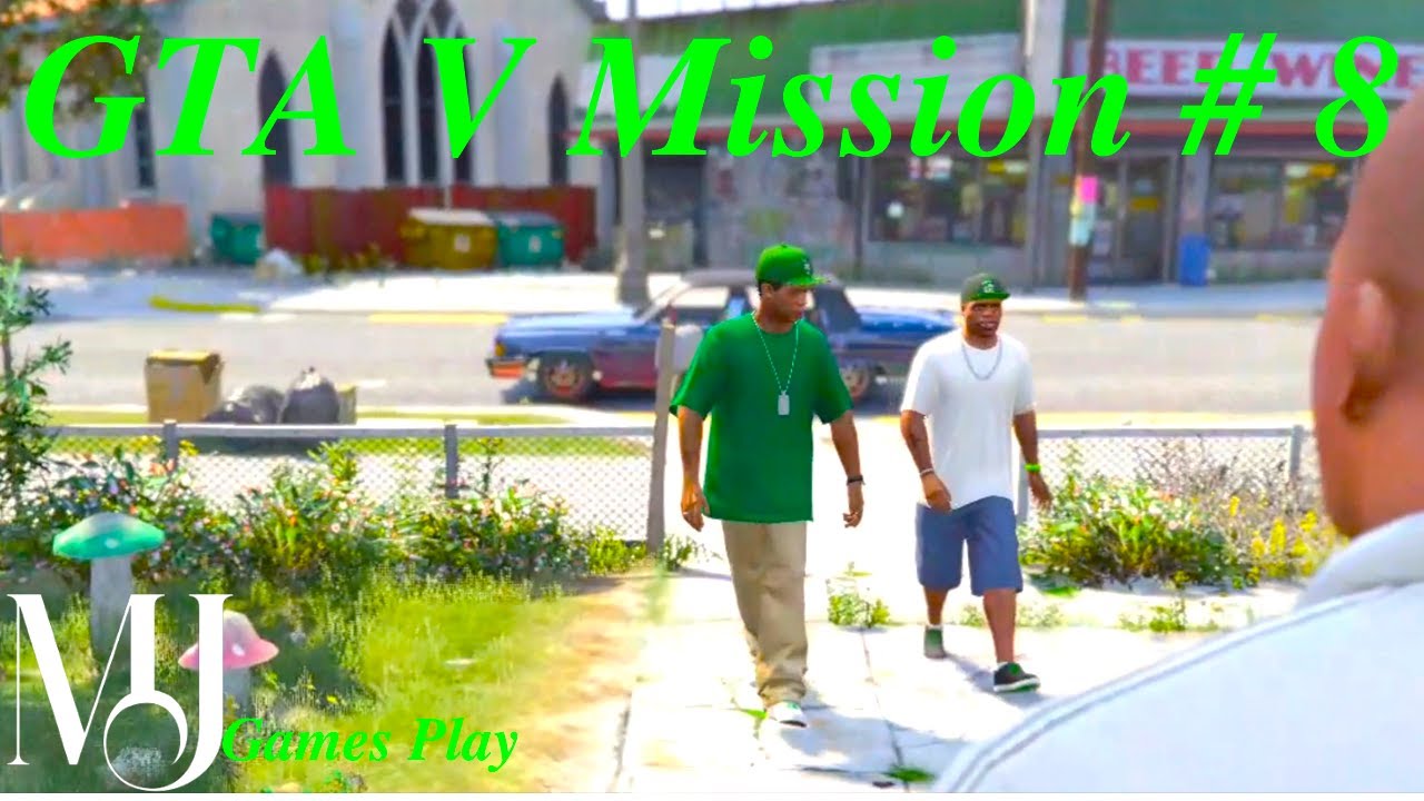 *GRAND THEFT AUTO GAME [4K 60]- PC 🎮 GTA 5 - Mission #8: The Long Stretch 🚔💥