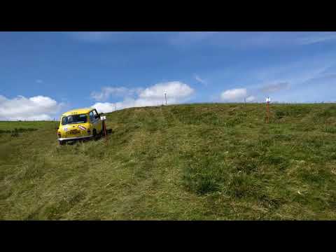 Classic mini car trial