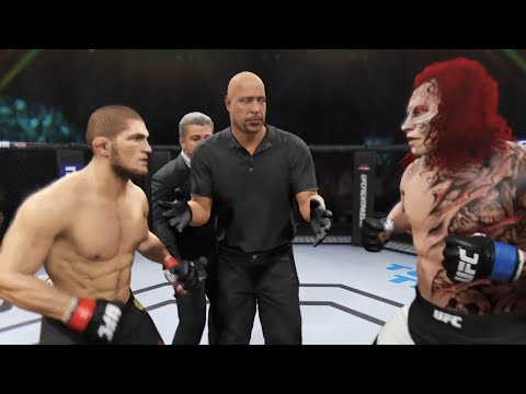 Khabib vs. Bio Cyborg - EA Sports UFC 2 - Champions Fight ☝️🦅