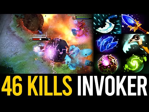 46 KILLS - 112K DAMAGE DEALT!! EPIC INVOKER GOD MODE vs 6 SLOT TERRORBLADE | Dota 2 Invoker