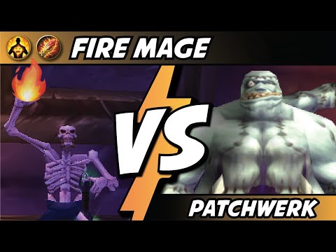 FIRE MAGE vs PATCHWERK | Naxxramas 10man | FIRE DOES GOOD DAMAGE THIS EARLY IN THE EXPANSION?