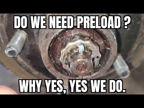 Adjusting front wheel bearings