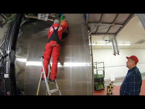 Timelapse: JBT Frigoscandia Spiral Freezer Dismantling by Industrial Freezing B.V.