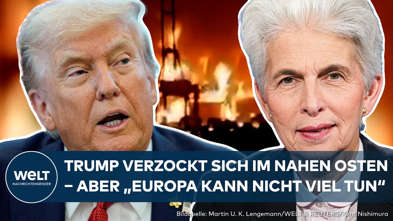 IRAN: "Teuflische Lage"! Europa könne nicht viel tun! Strack-Zimmermann sieht Ohnmacht in Brüssel!