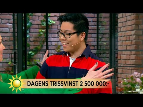Storvinst för 19-åringen i dagens triss-skrap - Nyhetsmorgon (TV4)