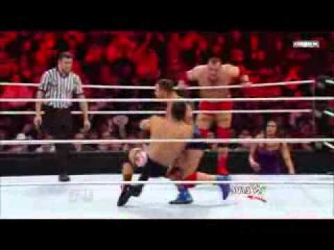 WWE Raw 03-01-11 parte 3/7