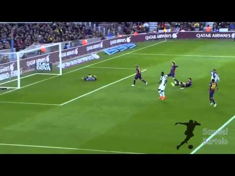 Sergio Garcia Great Goal - FC Barcelona vs Espanyol 0-1 (La Liga 2014)