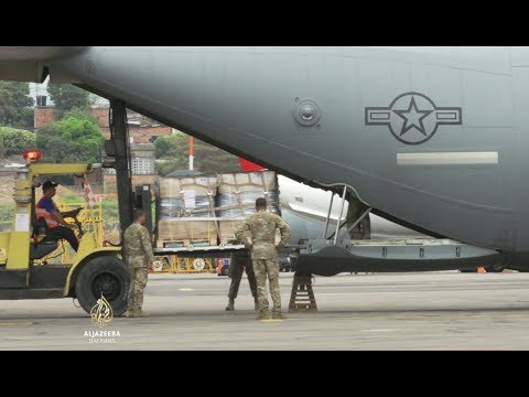Venecuela: Stotine tona pomoći u skladištima na granici