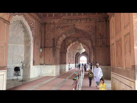 Delhi - Jama Masjid Mosque - Interior