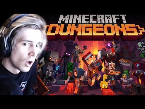NEW MINECRAFT GAME! - xQc Plays Minecraft Dungeons | xQcOW