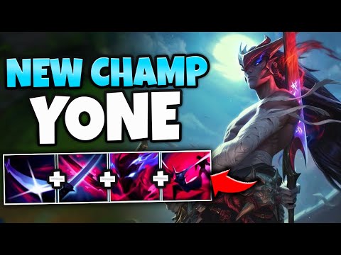 *YONE PENTAKILL* THE NEW CHAMPION YONE WILL SLICE YOU IN HALF! (CRAZY COMBOS) - League of Legends