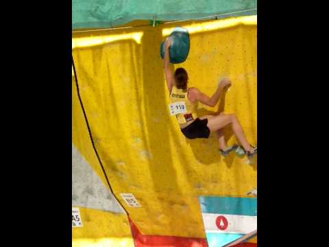 Sam Berry @ Boulder World Cup Vienna 2010