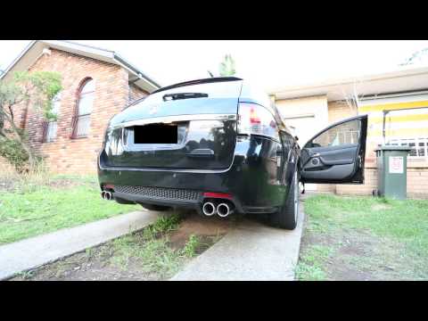 VE SSV - V8 Full Xforce Exhaust - Idol/Rev + Driving