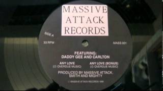 Massive Attack - Any Love 12&quot; single VERY RARE Featuring Daddy Gee and Carlton