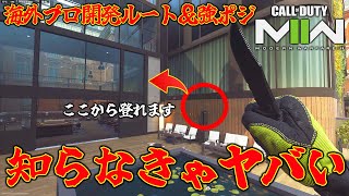 【裏ワザ】海外プロ愛用の最強ポジ＆ルート紹介。なぜヤツらはマップ攻略がゴルバット並に早いのか【CoD:MW2】