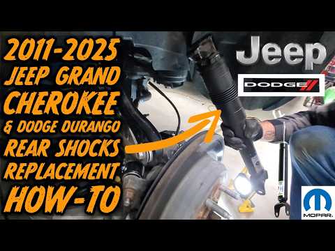 2011-2025 Jeep Grand Cherokee & Dodge Durango Rear Shock Replacement How-To