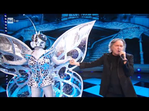 Farfalla canta "Un amore così grande" con Red Canzian - Il cantante mascherato 26/02/2021