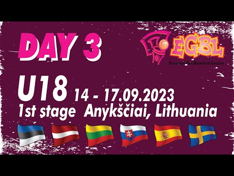 DAY3 12.00 BS Riga/TTP - U16W LTU , Sep 17th | EGBLU18 stage1 2023/24