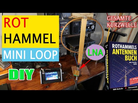 Rothammel Mini Loop mit LNA ► Gesamte Kurzwelle ohne Abstimmen 👍