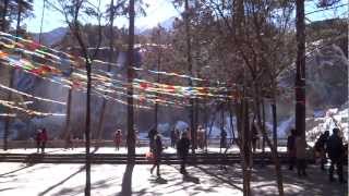 preview picture of video 'Jiuzhaigou Pearl Shoal Waterfall 九寨溝珍珠灘瀑布'