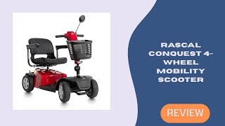 Rascal Conquest 4-Wheel Mobility Scooter Review – Heavy-Duty Outdoor Ride