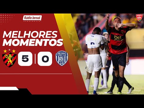 Sport 5 x 0 Decisão - Melhores Momentos - Campeonato Pernambucano 21.01.25