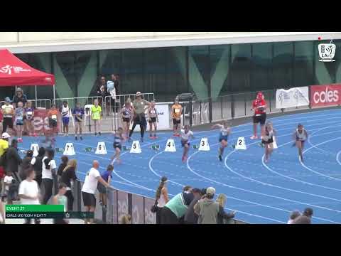 U10 Girls 100m Heat 7: 2022 Commonwealth Bank State Combined Events Championships - Saturday