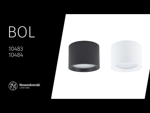 Точковий світильник Nowodvorski 10483 Bol GX53 1x12W IP54 Wh