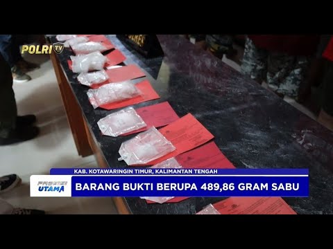 KAPOLRES KOTIM PIMPIN PEMUSNAHAN BARANG BUKTI NARKOTIKA JENIS SABU