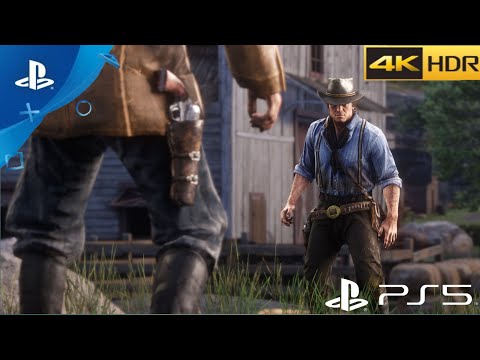 Red Dead Redemption 2: Savage Outlaw Gameplay - High Action Combat Moments - PS5