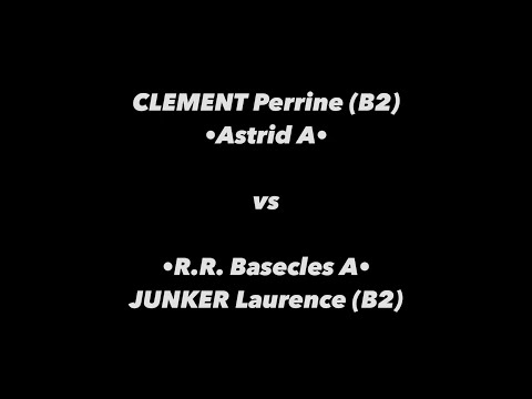Tennis de Table ·SUPER Dames· ASTRID A vs R.R. Basècles A - CLEMENT P. (B2) vs JUNKER L. (B2)