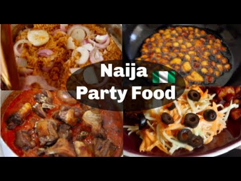 Party Jollof Rice | Fried Plantains | Coleslaw