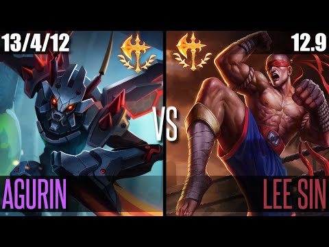 AGURIN IN KOREA | AGURIN vs LEE SIN | KOREAN GRANDMASTERS | Patch 12.9