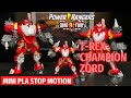 Hasbro T Rex Champion Zord Power Rangers Dino Fury Megazord StopMotion MiniPla Kishiryuoh Ryusoulger