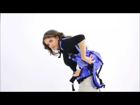 Инструкция к эрго-рюкзаку Diva, положение за спиной