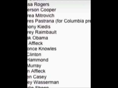 Jeffrey Epstein Flight List