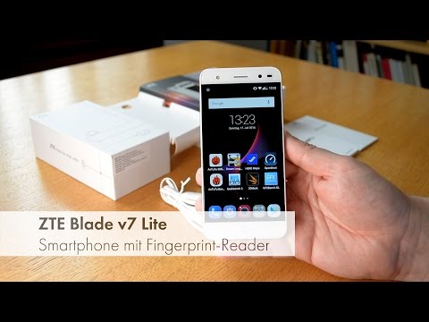 ZTE Blade v7 Lite - Einsteiger-Smartphone mit Fingerabdruck-Sensor im Test [Deutsch]
